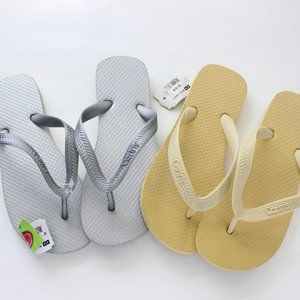 Cariris Brazilian Flip Flops Size 6 Women - 2 pair